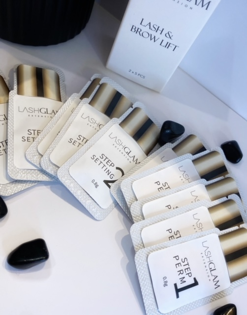 sachet lash lift unidose pour rehaussement de cils