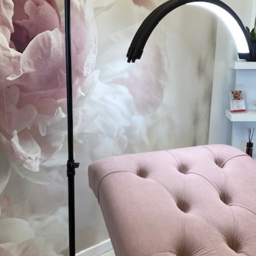 Lampe extensions de cils demi lune